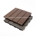 Cheap WPC 300x300mm decking tiles for outdoor use